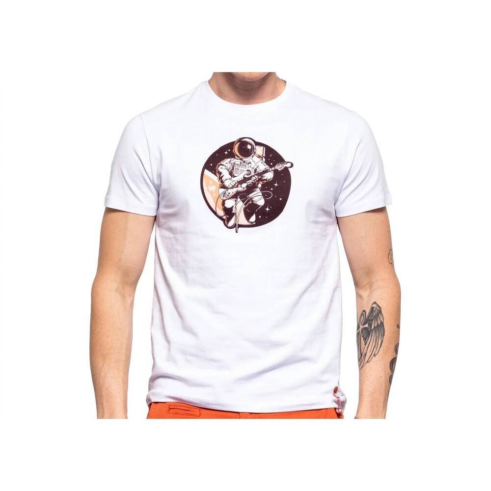 NEW EIGHT X space rock graphic t-shirt in white